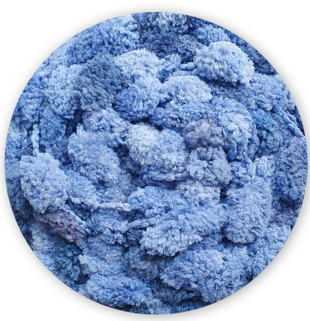 James C. Brett Munchkin Super Chunky Pom Pom Yarn - Ultra-Soft 100% Polyester for Cozy Texture & Playful Pom-Pom Details - Perfect for Blankets, Cushions, & Accessories