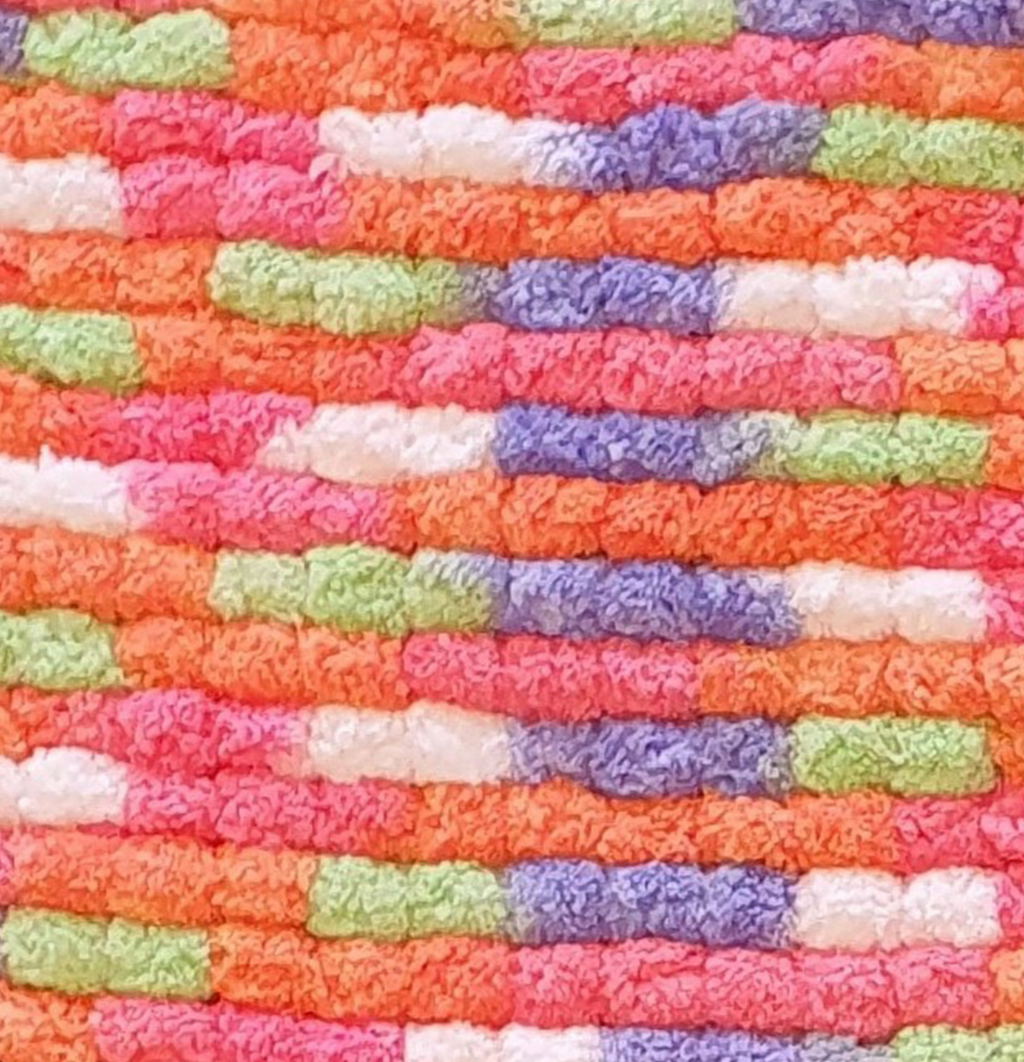 James C. Brett Munchkin Super Chunky Pom Pom Yarn - Ultra-Soft 100% Polyester for Cozy Texture & Playful Pom-Pom Details - Perfect for Blankets, Cushions, & Accessories