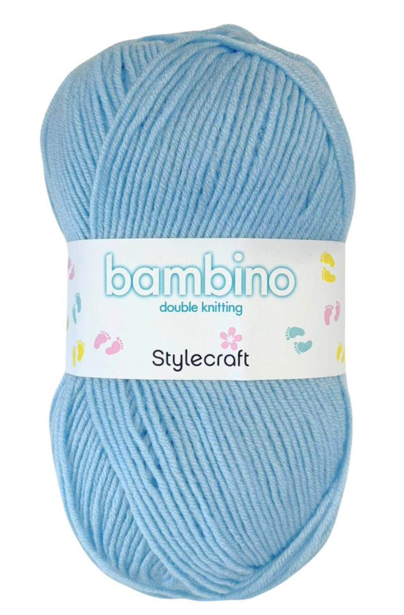Stylecraft Bambino Double Knitting Yarn 100g Ball, 100% Premium Acrylic