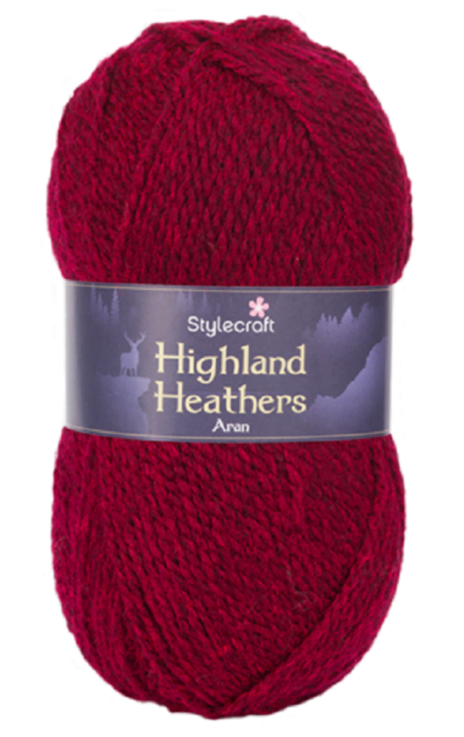 Stylecraft Highland Heather Aran 100g Ball, 100% Premium Acrylic