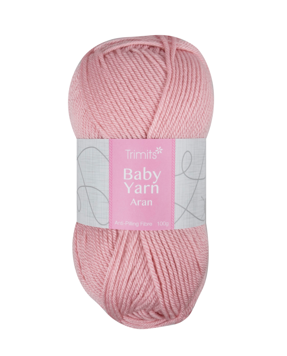 Trimits Baby Aran Yarn, 100g Ball, 100g Acrylic