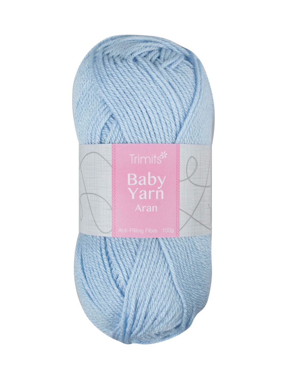 Trimits Baby Aran Yarn, 100g Ball, 100g Acrylic