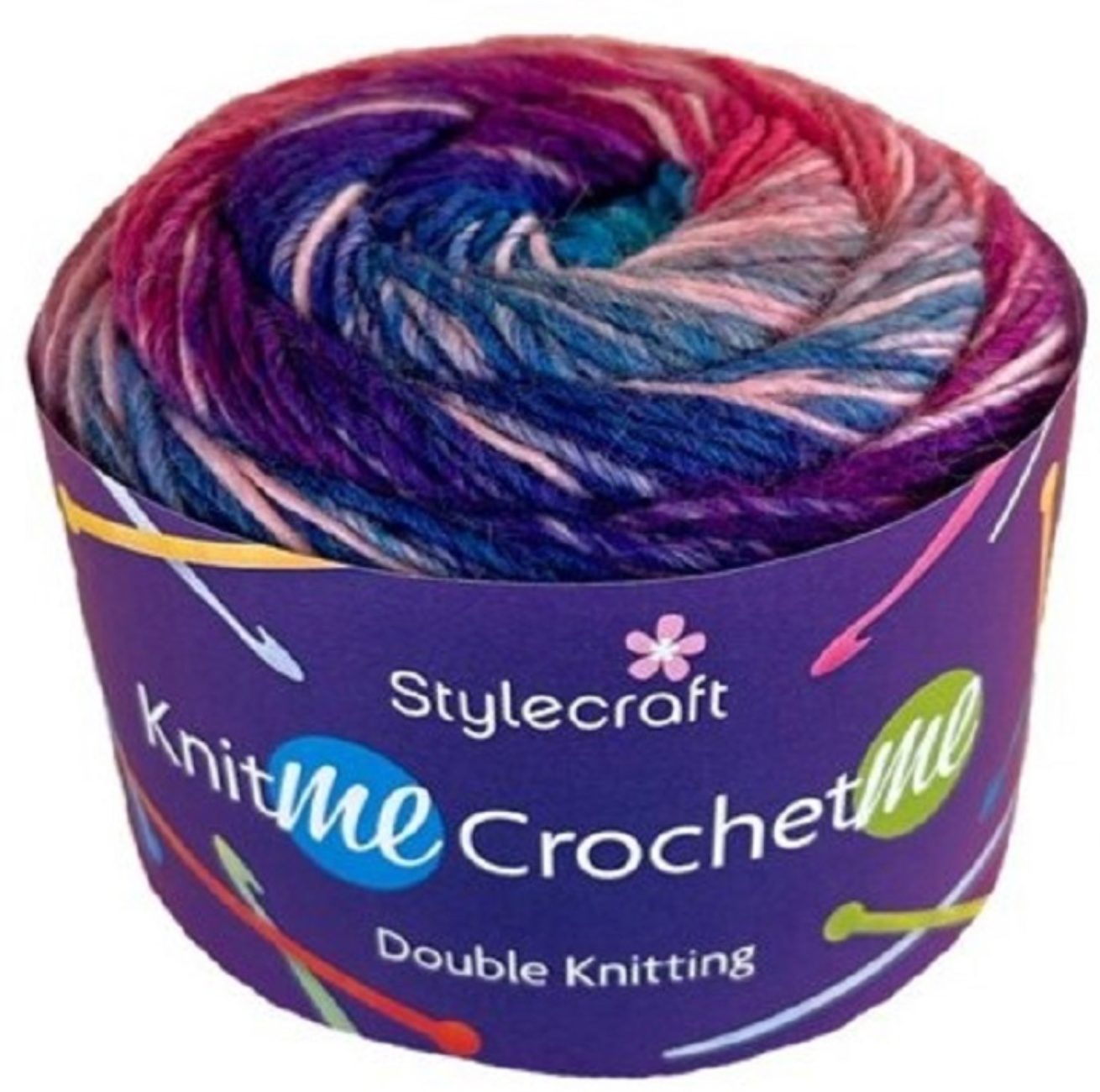 Stylecraft Knit Me / Crochet Me – Fun, Easy-to-Use DIY Yarn, 100g Ball, 100% Acrylic