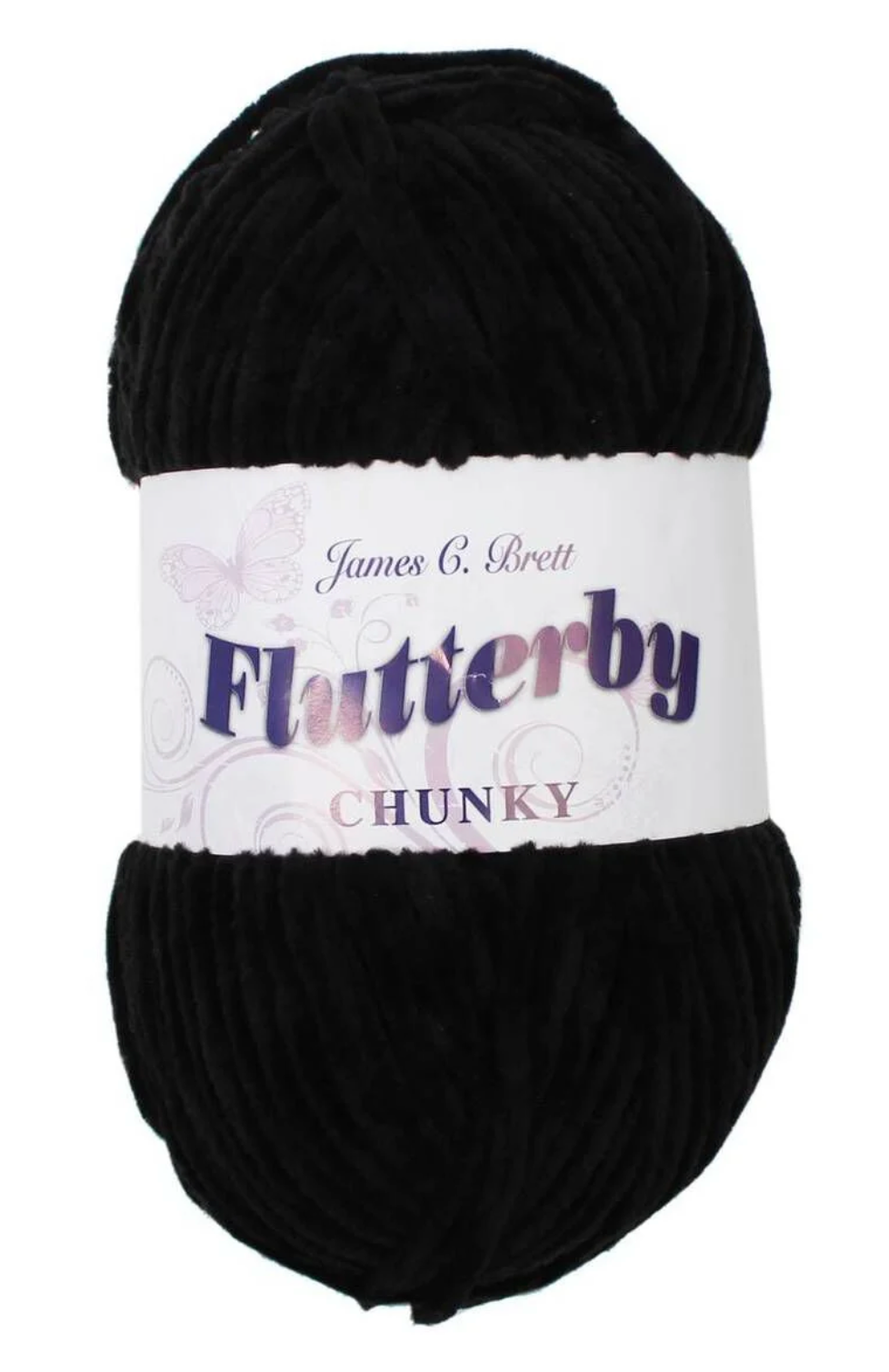 James C. Brett Flutterby Sparkle – Ultra-Soft Plush Yarn with a Touch of Shine, 100g Ball, 100% Supersoft Polyester