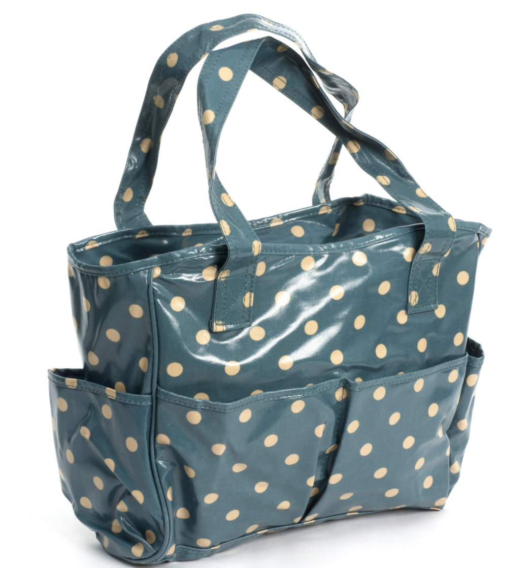 Blue Spot Craft Bag: Glossy PVC