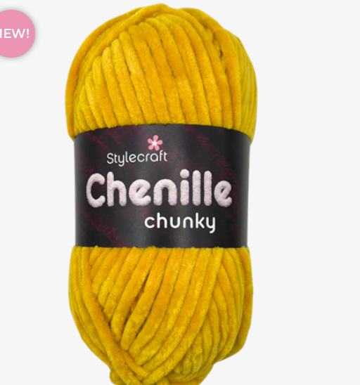 Stylecraft Chenille Chunky Yarn – 100g