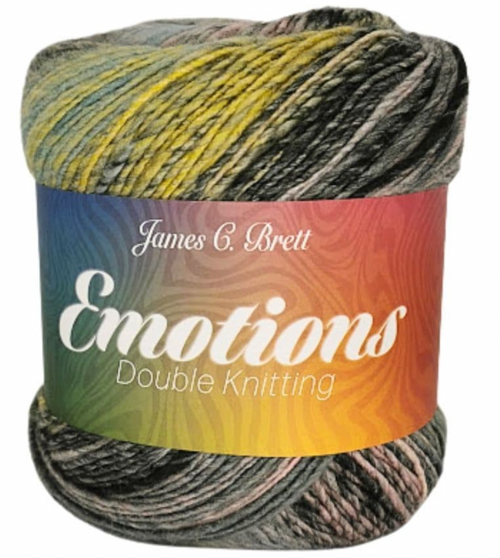 James C Brett Emotions Double Knitting 100% Acrylic 150g Ball