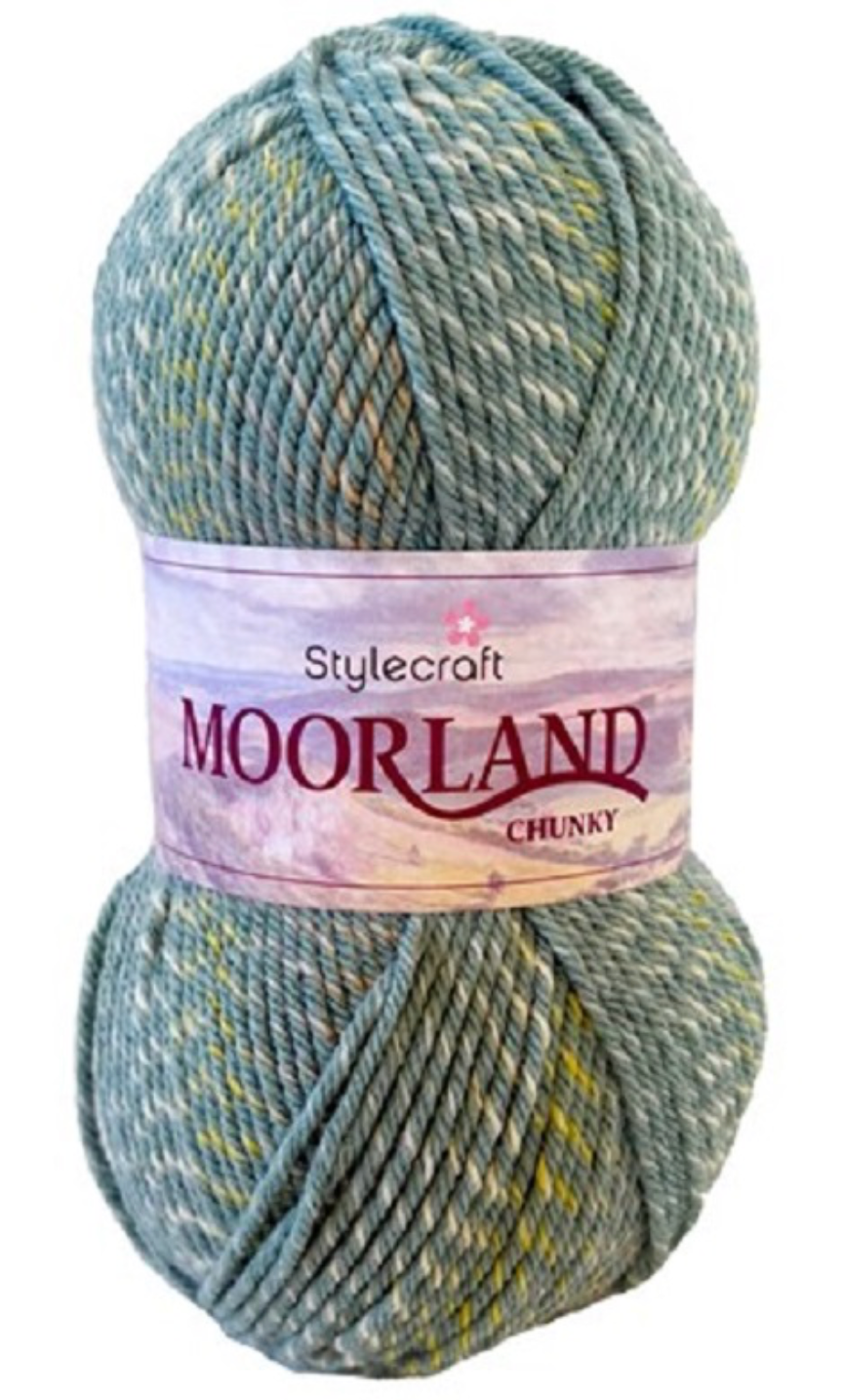 Stylecraft Moorlands Chunky Yarn 100g Ball, 100% Acrylic