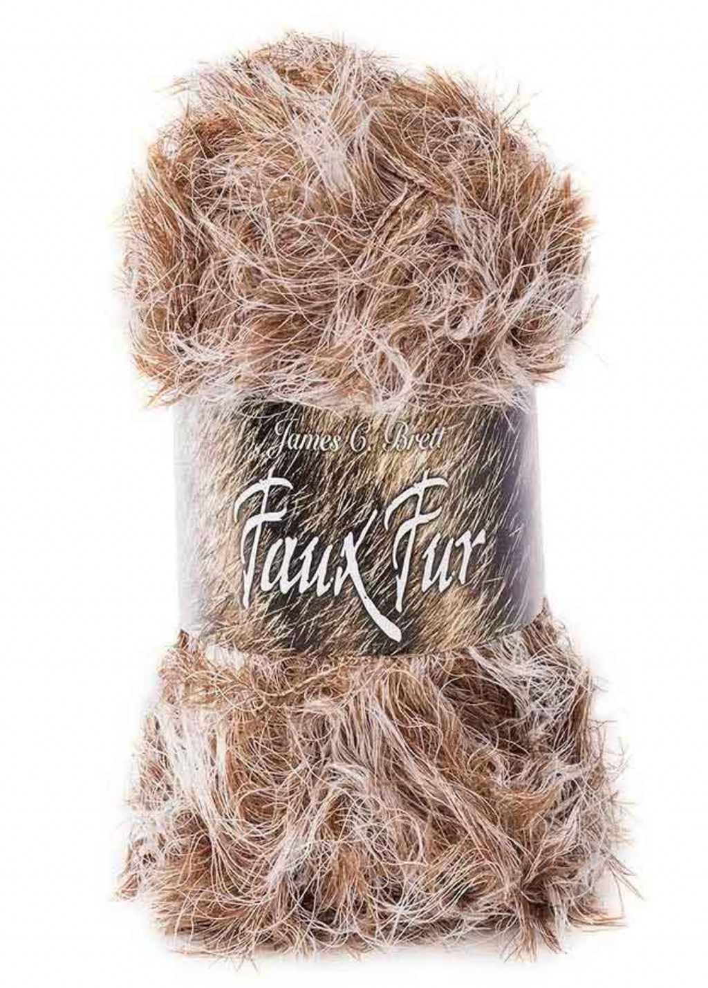 James C. Brett Faux Fur – Ultra-Soft Luxury Yarn, 100g Ball, 90% Supersoft Nylon 10% Polyester