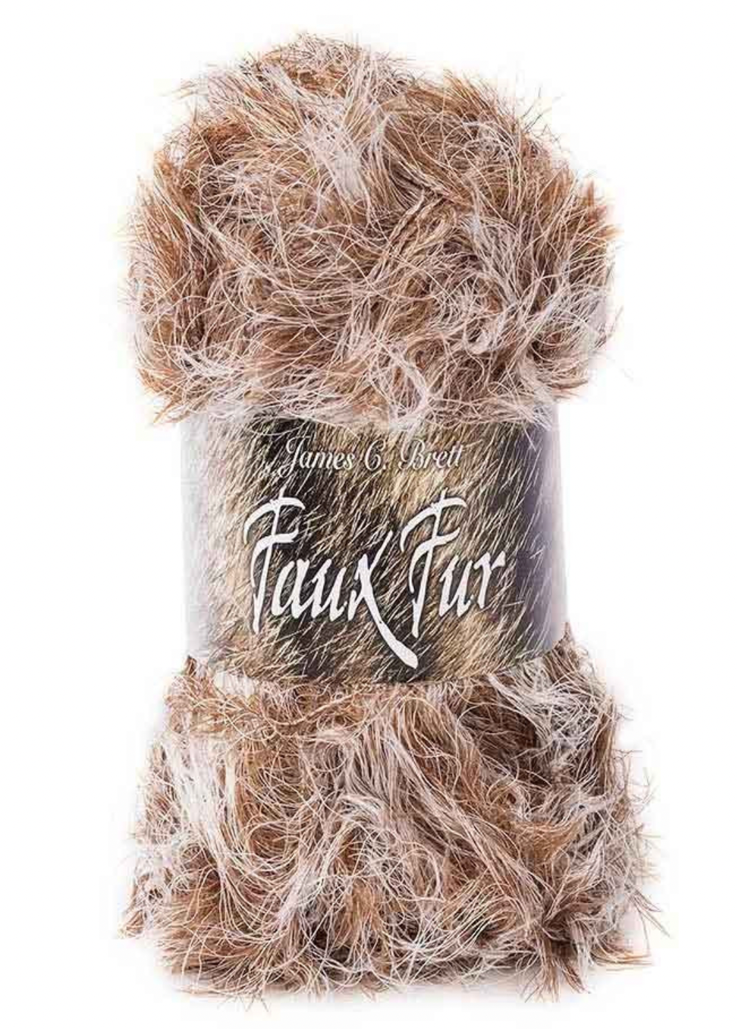 James C. Brett Faux Fur – Ultra-Soft Luxury Yarn, 100g Ball, 90% Supersoft Nylon 10% Polyester
