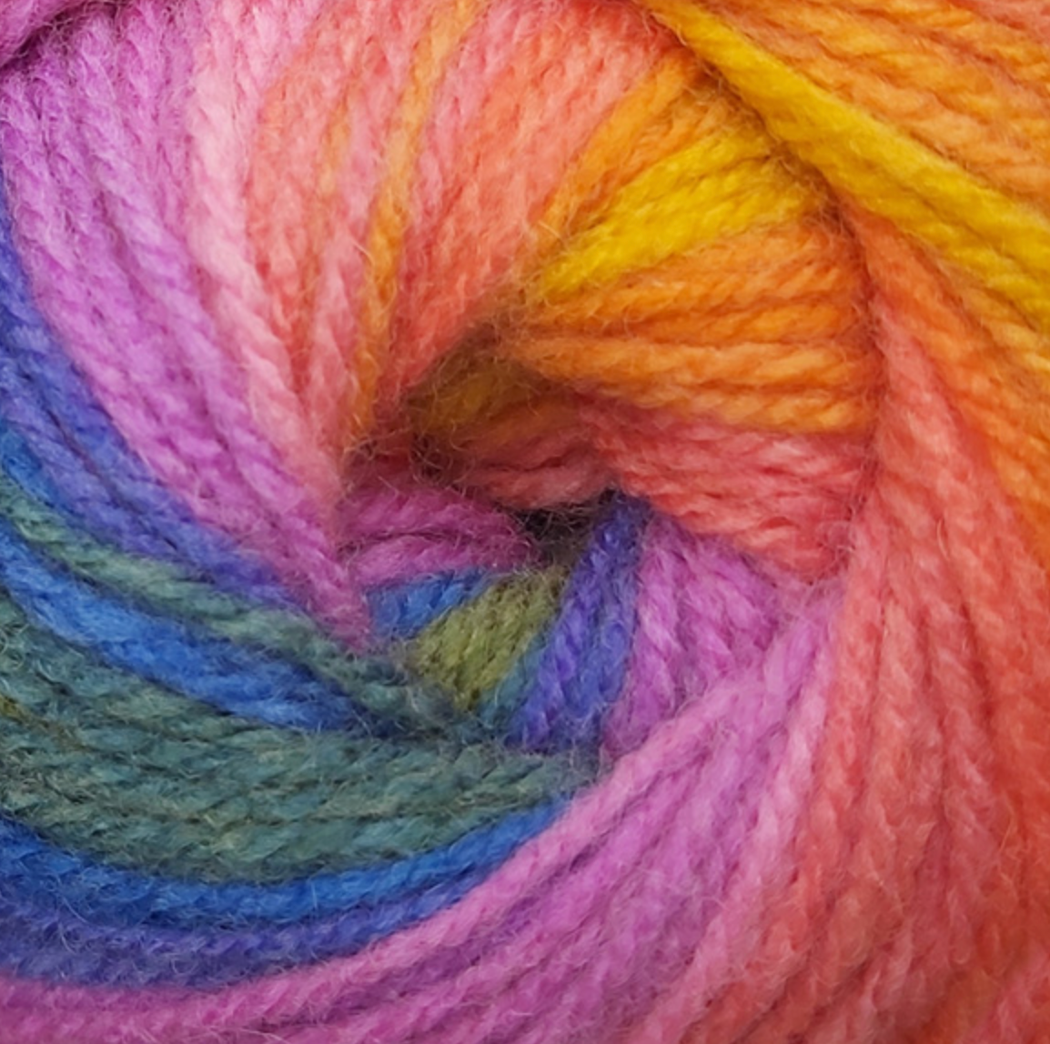 Aurora Double Knitting James C Brett 100g Ball 20% Wool 80% Acrylic Approximately 345 meters/ 377 Yards