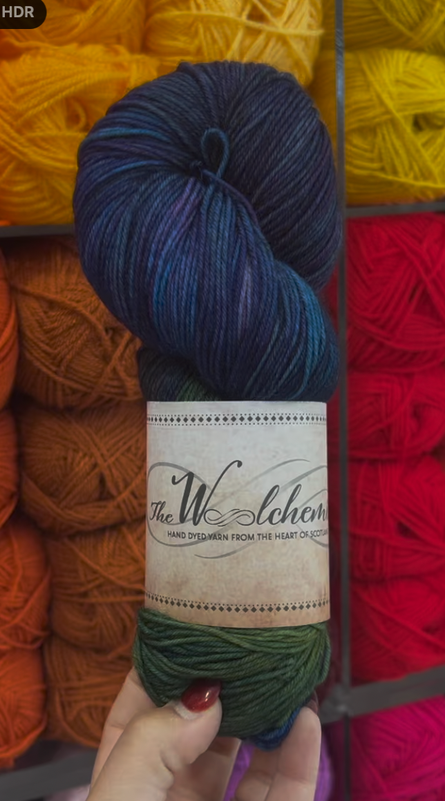 The Woolchemist Hand-Dyed Sock Yarn – 4ply