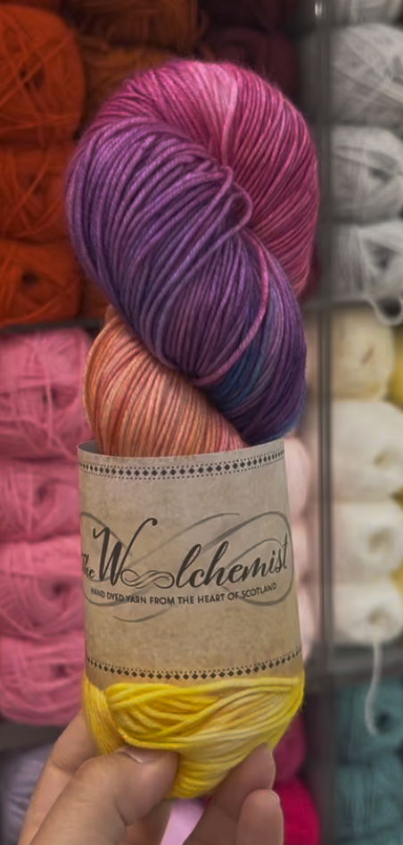 The Woolchemist Hand-Dyed Sock Yarn – 4ply