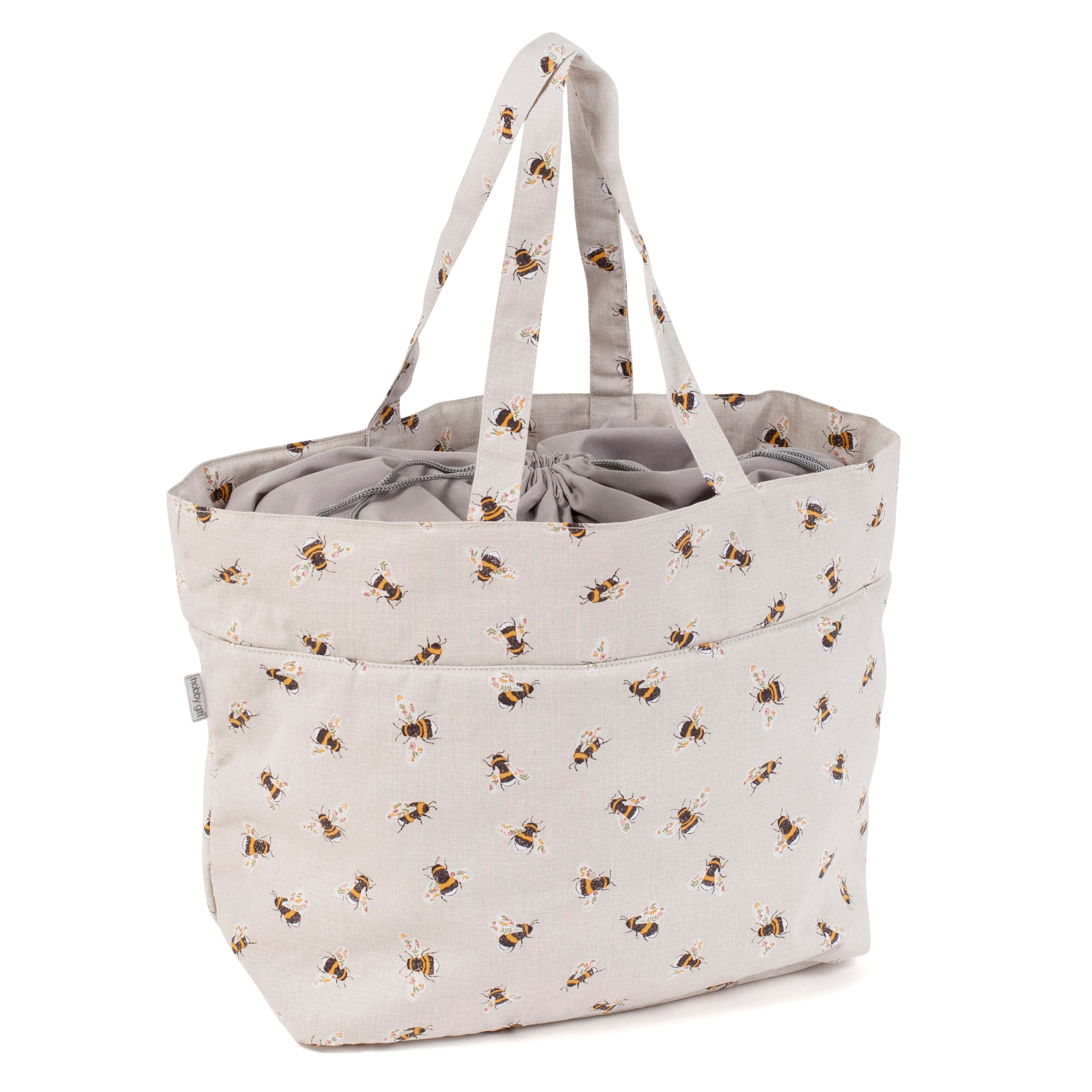 Drawstring: Bee Craft Bag
